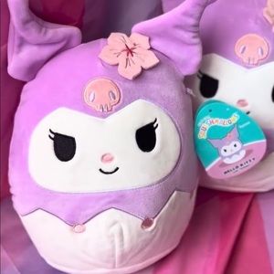 Squishmallows Sanrio Kuromi Purple Hood 8-in Plush